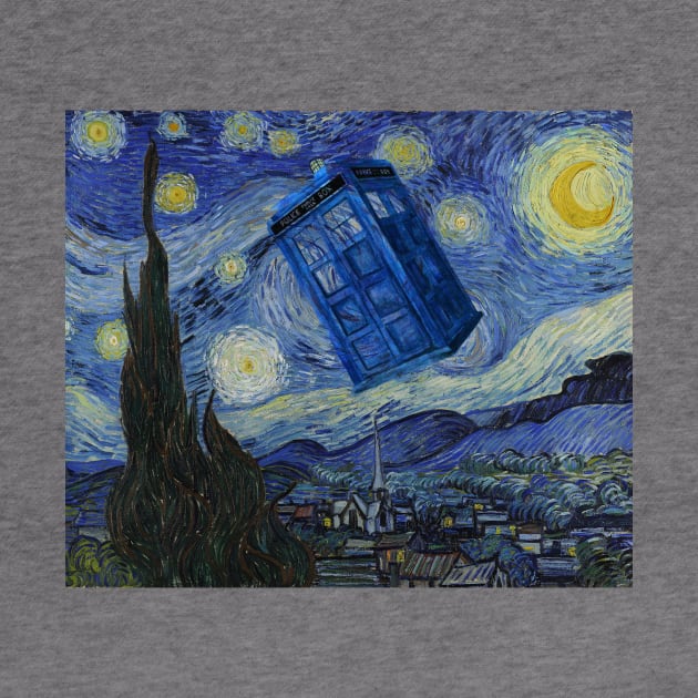 Starry Night Tardis by Titius